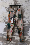 ARCHIVIO J.M.Ribot hand-painted graffiti dyed shirt/pants Italy AJM-AWPA20/MMG*-COLORED PRINT pants (W27-/MMG)